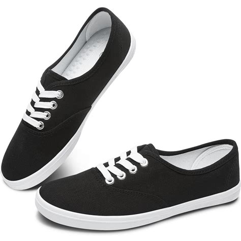 black canvas shoes womens